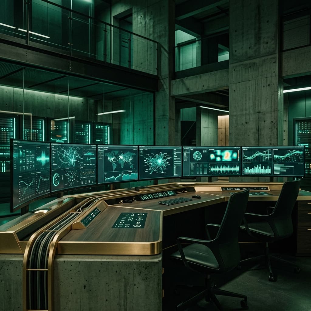 Premium cybersecurity operations center — Akilapa Technology Cyber & AI
